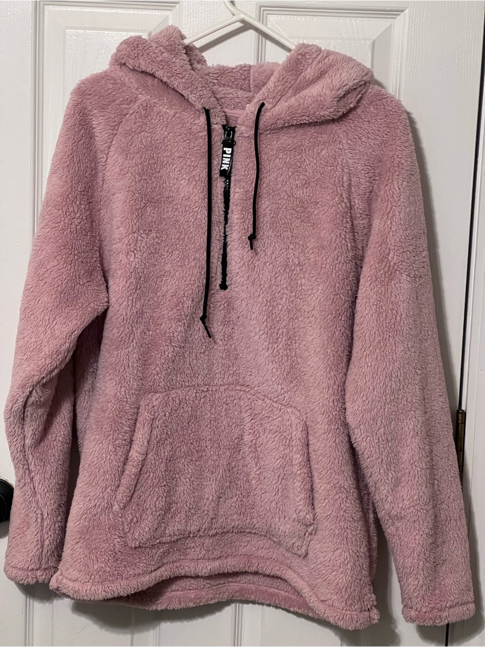 PINK Victoria’s Secret Sherpa Hoodie Medium